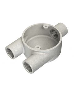 20mm Branch Y Conduit Box: Hot Dipped Galvanised