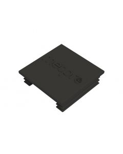 41 x 41mm Channel End Cap: Black