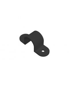20mm PVC Plain Saddle: Black
