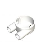 20mm PVC Branch U Conduit Box: White
