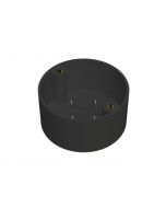 PVC Loop-In Box: Black with 4 x 20mm knockouts